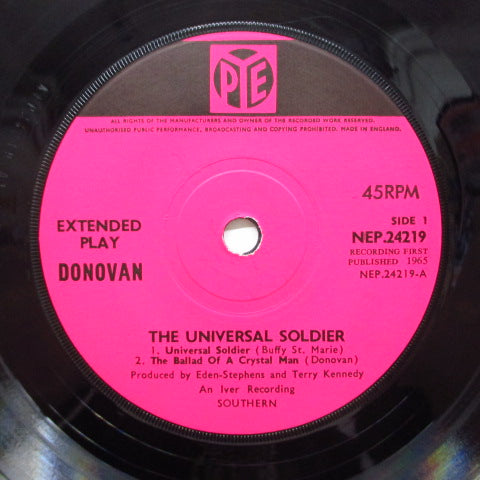 DONOVAN (ドノヴァン) - The Universal Soldier (UK Orig.EP)