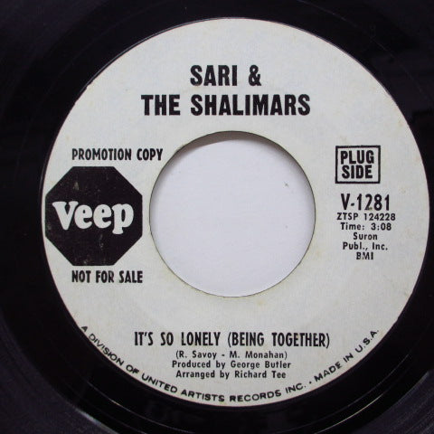 SARI & THE SHALIMARS - It's So Lonely (Promo)