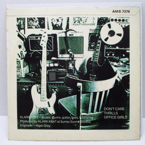 KLARK KENT (クラーク・ケント) - Don't Care +2 (UK Ltd.Green 7"/AMS 7376)