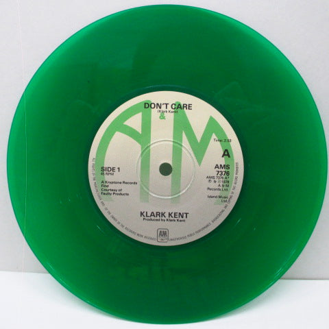 KLARK KENT (クラーク・ケント) - Don't Care +2 (UK Ltd.Green 7"/AMS 7376)