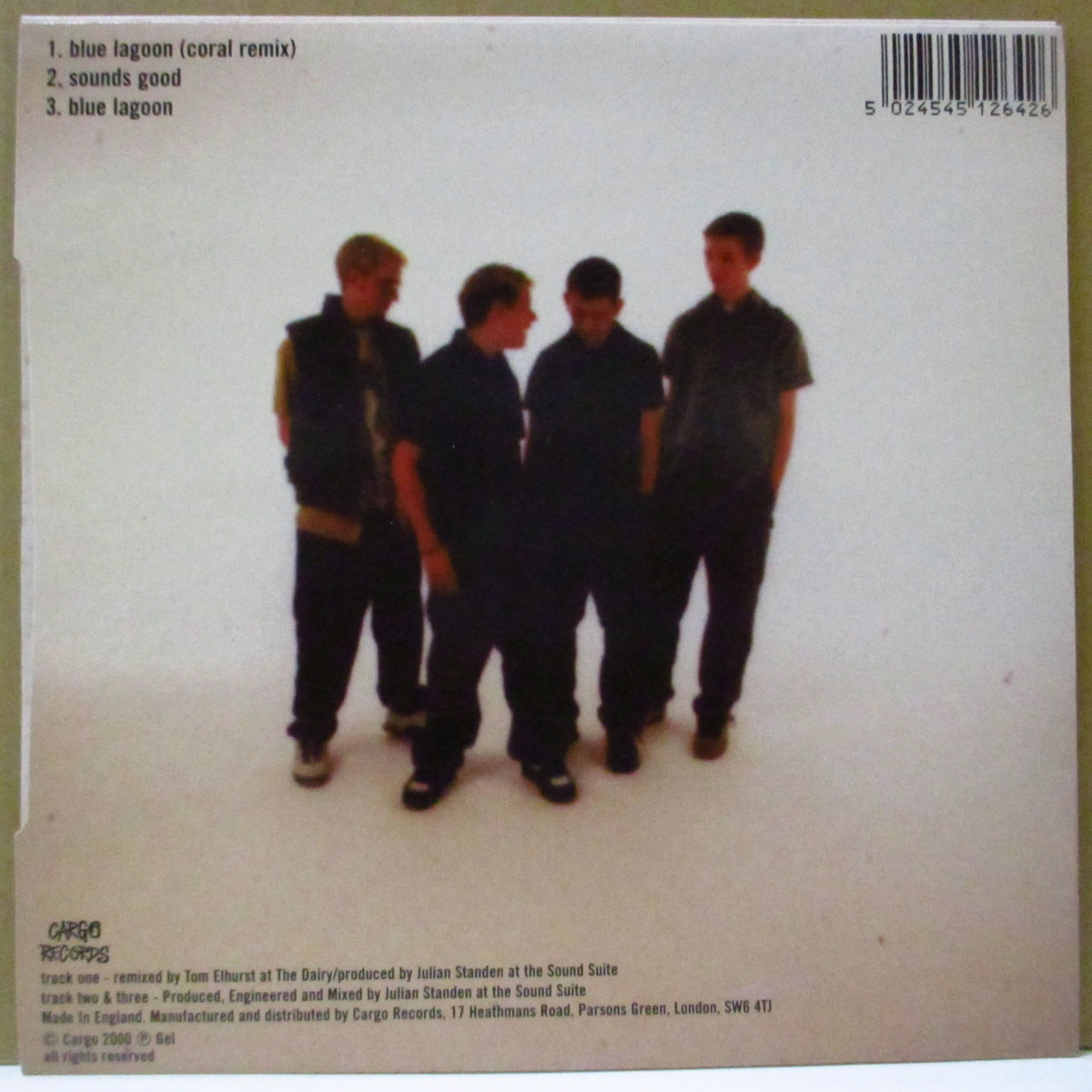GEL (ゲル) - Blue Lagoon - Coral Remix (UK Limited 7")