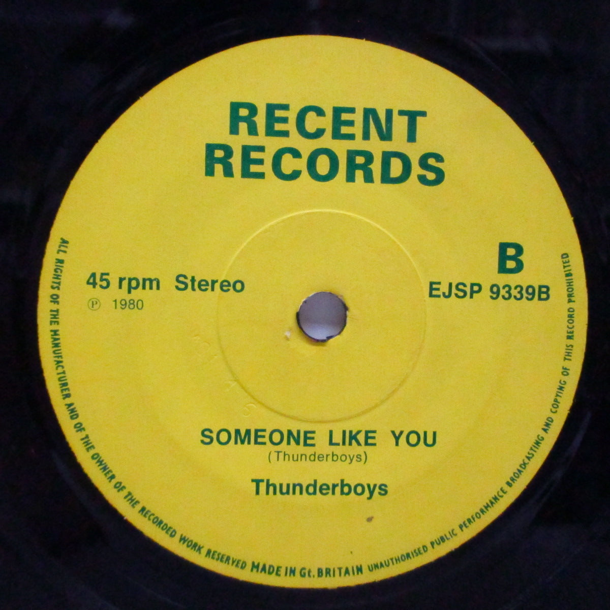 THUNDERBOYS (サンダーボーイズ) - Fashion / Someone Like You (UK Orig.7"/NOPS)