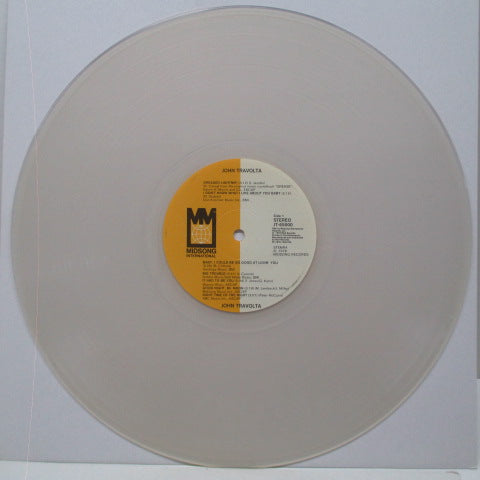 JOHN TRAVOLTA - Greased Lightnin' * Sandy (Dutch Ltd.Clear Vinyl LP+Poster)
