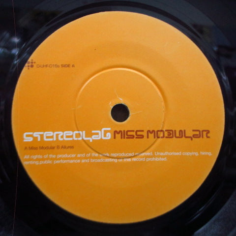 STEREOLAB (ステレオラブ) - Miss Modular (UK オリジナル 7インチ+光沢固紙ジャケ/New 廃盤) 残少!