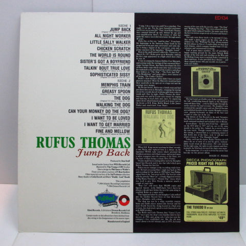 RUFUS THOMAS (ルーファス・トーマス) - Jump Back (UK Orig.LP)