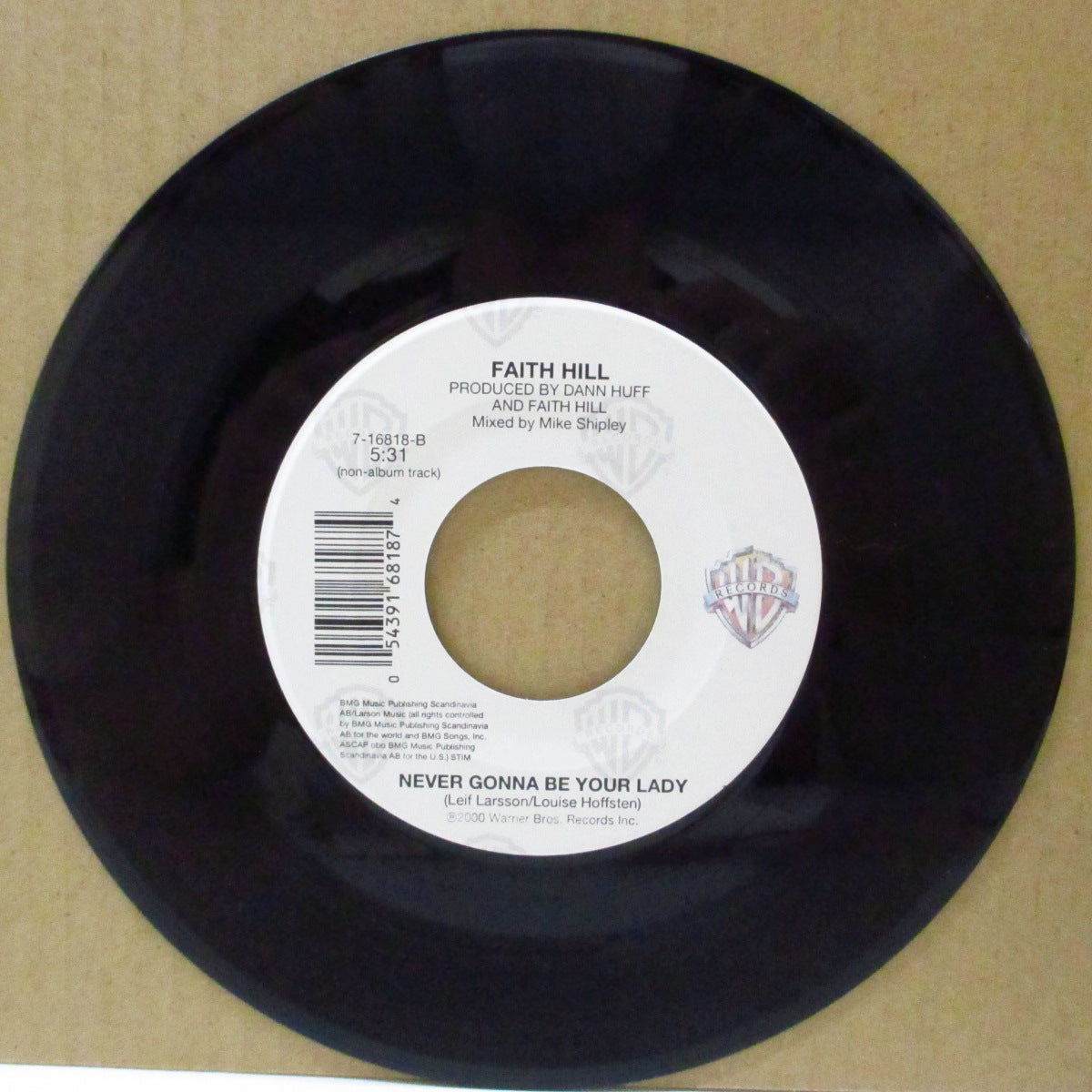 FAITH HILL (フェイス・ヒル) - The Way You Love Me (US Orig.Jukebox 7")