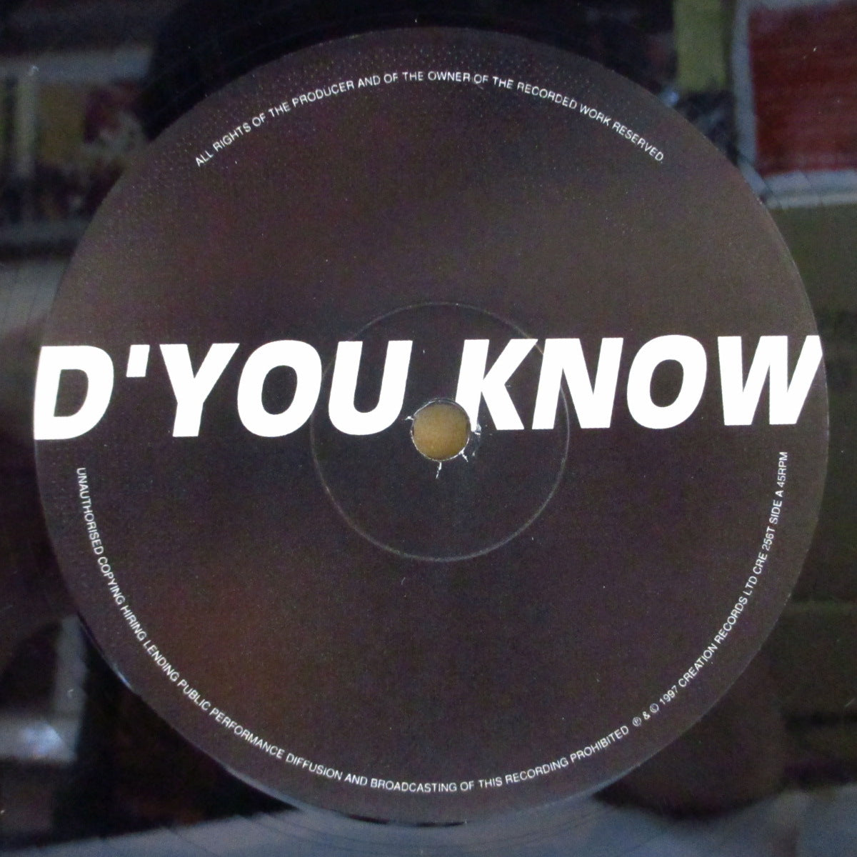 OASIS (オアシス) - D'You Know What I Mean +2 (UK オリジナル 12"+インナー, インサート, ステッカー/バンドロゴ光沢ジャケ)