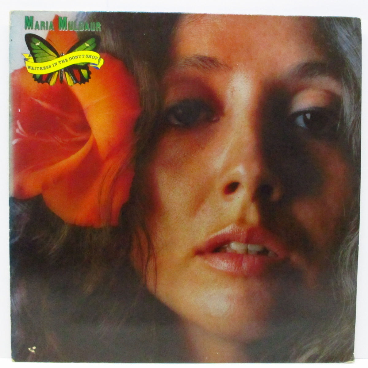 MARIA MULDAUR (マリア・マルダー) - Waitress In A Donut Shop (UK 70's再発 LP/「バタフライタイトル」ジャケ)
