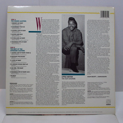 LITTLE MILTON (リトル・ミルトン) - The Sun Masters (CANADA-US Orig.)