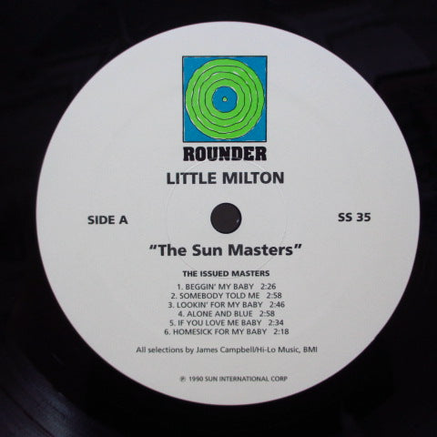 LITTLE MILTON (リトル・ミルトン) - The Sun Masters (CANADA-US Orig.)