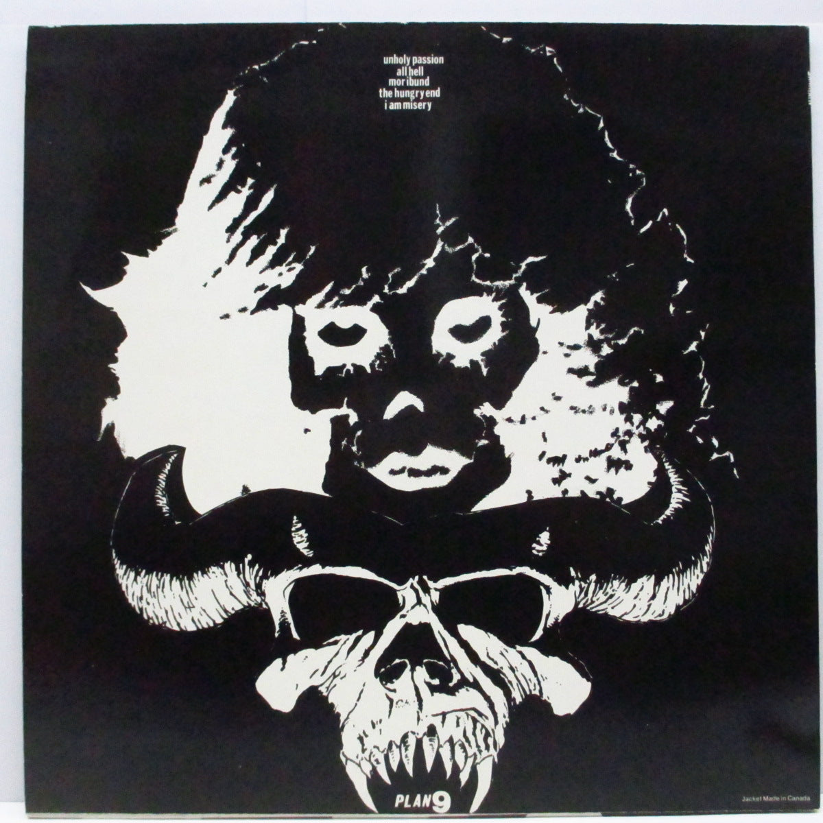 SAMHAIN (サムヘイン) - Unholy Passion (US '86 セカンドプレス「黒盤」LP/マルーンジャケ)