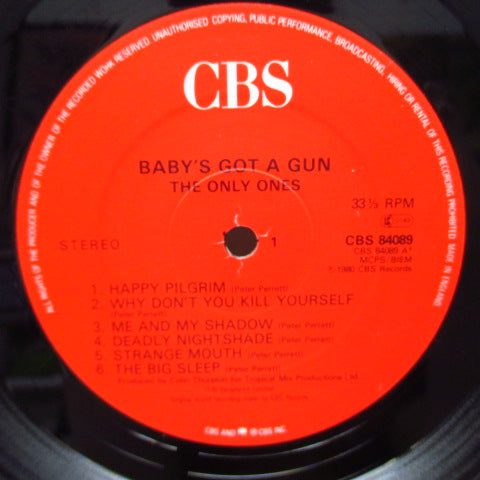 ONLY ONES, THE (ジ・オンリー・ワンズ) - Baby's Got A Gun (UK Orig.LP)