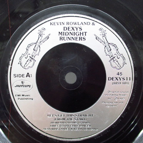 DEXYS MIDNIGHT RUNNERS (ディキシーズ・ミッドナイト・ランナーズ) - Let's Get This Straight (UK Orig.7")
