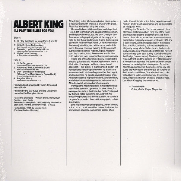 ALBERT KING (アルバート・キング) - I'll Play The Blues For You (US Ltd.Reissue Stereo LP/New)