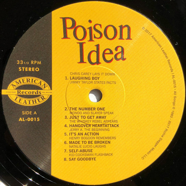 POISON IDEA (ポイズン・アイデア) - Legacy Of Dysfunction (US Limited LP 「廃盤 New」 )