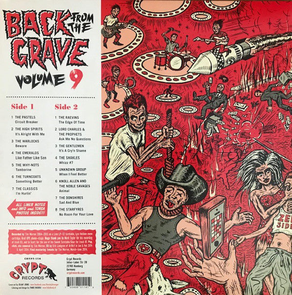 V.A. (米60sガレージ名作シリーズコンピ) - Back From The Grave Vol.9 (ドイツ CRYPT社 再発LP-見開きジャケ/New)