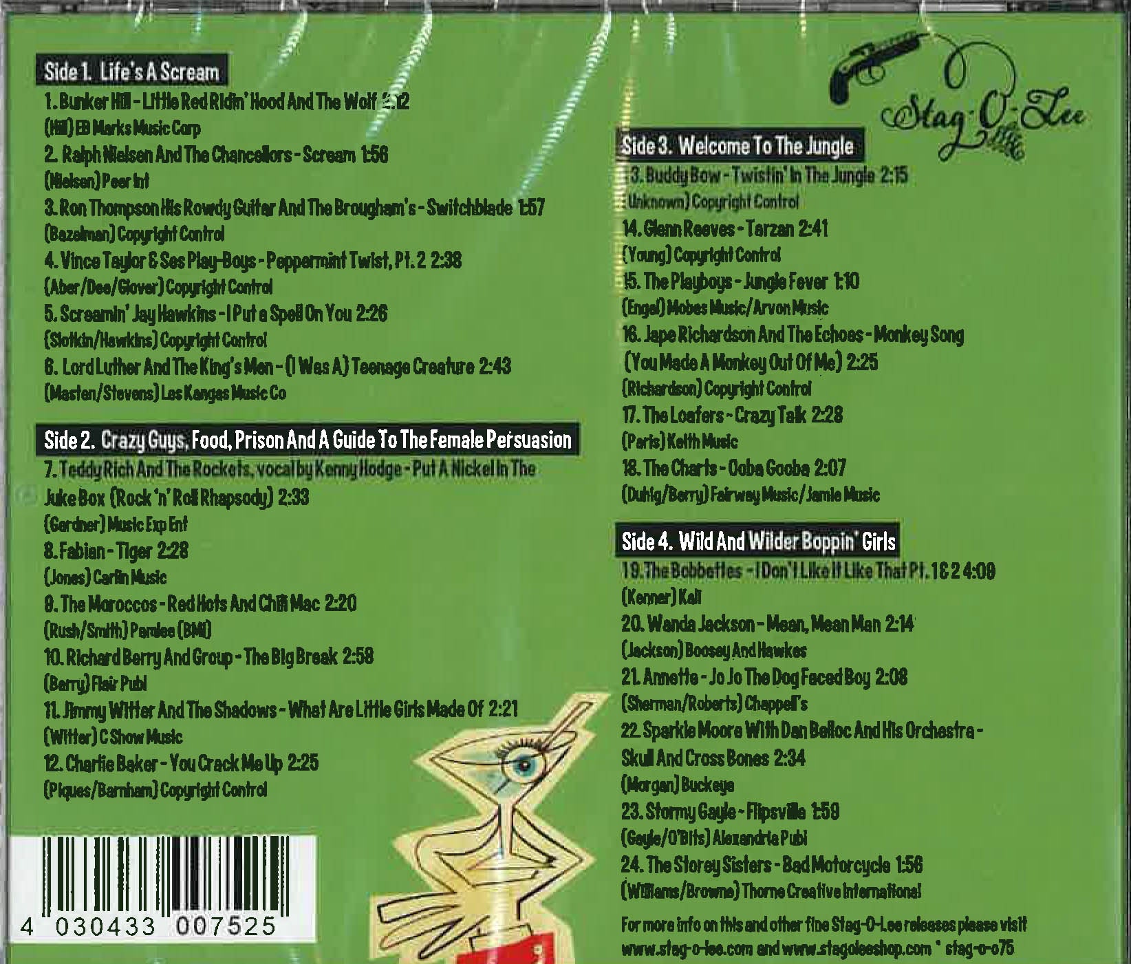 V.A. (クランプスのラックス&アイヴィー夫妻秘蔵レコード編集) - Beat From Badsville Vol.3 (German CD/New)