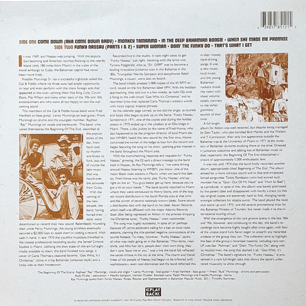 BEGINNING OF THE END (ビギニング・オブ・ジ・エンド) - Nassau Funk (EU 限定リリース LP/New)