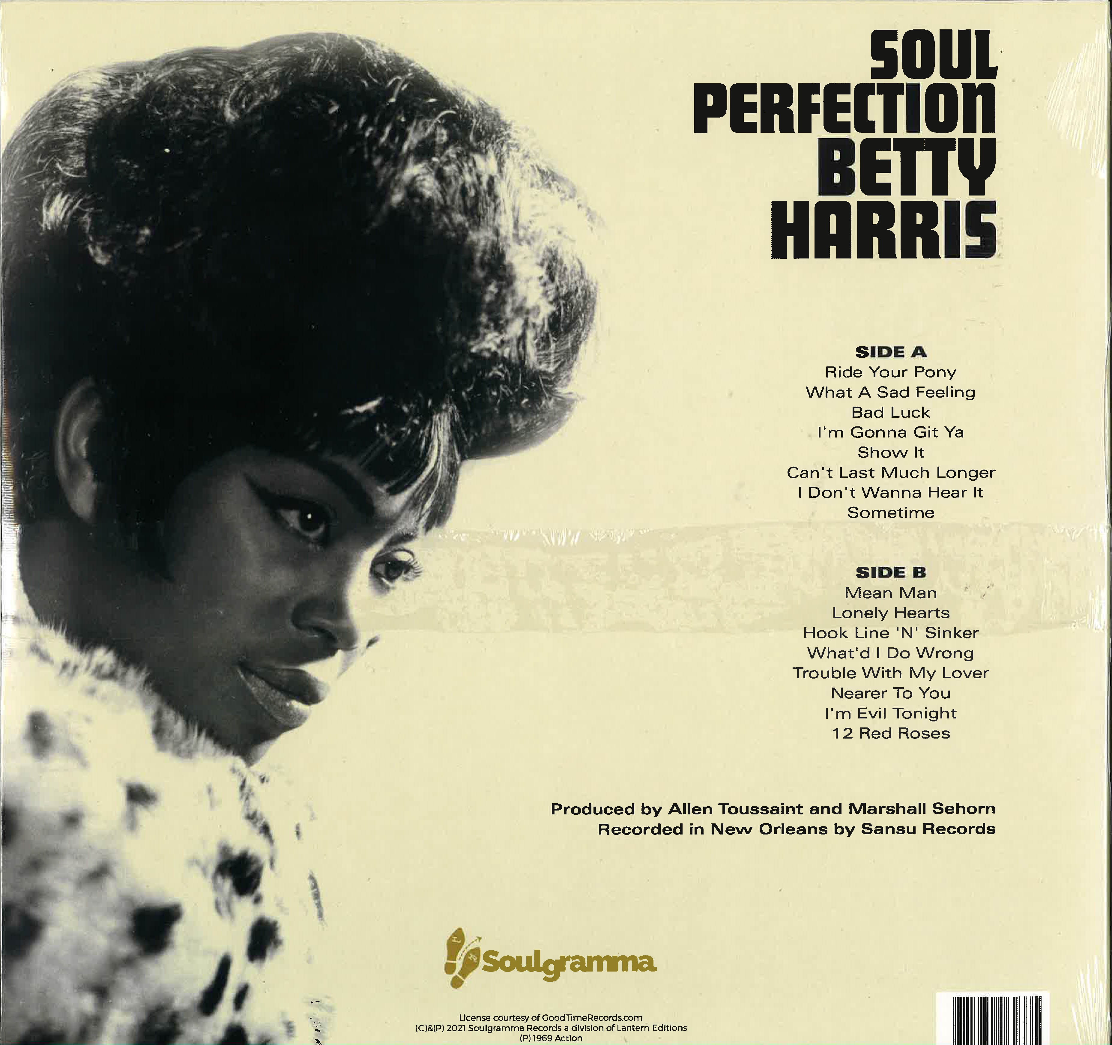 BETTY HARRIS (ベティ・ハリス) - Soul Perfection (EU Ltd.Reissue 180g LP/New)