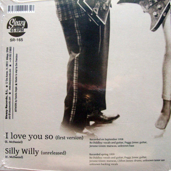BO DIDDLEY (ボ・ディドリー) - I Love You So (1st Version) (Spain 限定ジャケ付き 7"/New) 凶暴R&Bの初期別テイク!