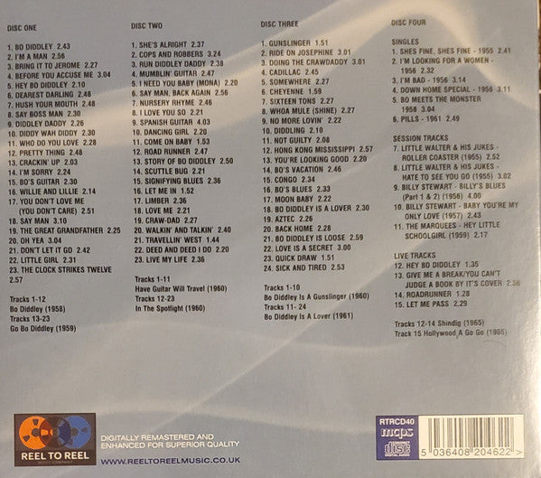 BO DIDDLEY (ボ・ディドリー) - Six Classic Albums Plus Bonus Singles, etc (EU 限定デジパック 4xCD/New)