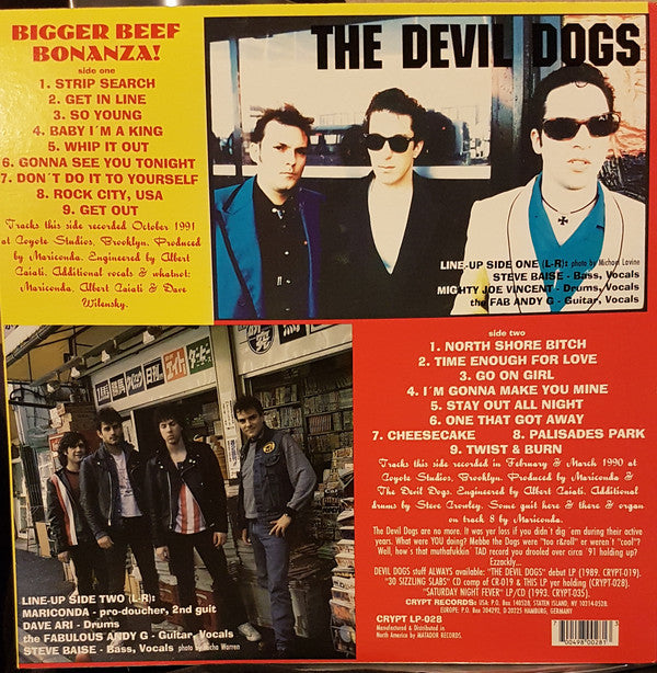 DEVIL DOGS (デヴィル・ドッグス) - Bigger Beef Bonanza! (German 限定再発180グラム LP/New)