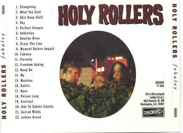 HOLY ROLLERS (ホーリー・ローラーズ) - Fabuley (US Limited CD/ New)