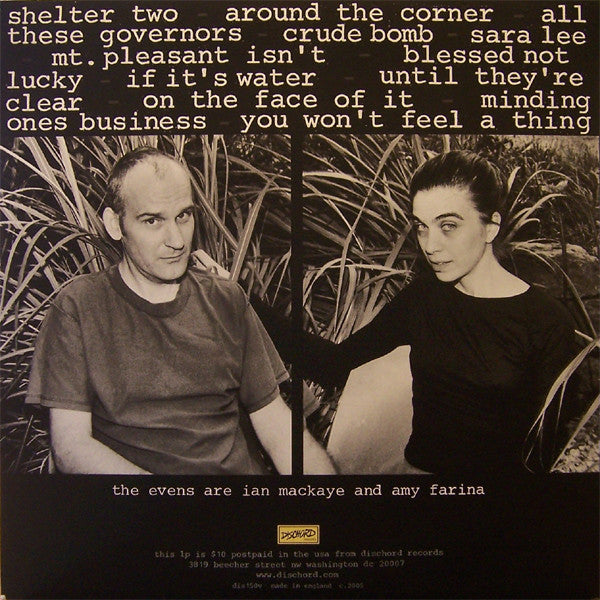 EVENS, THE (イーヴンズ) - S.T. (US 限定復刻再発 LP/NEW)