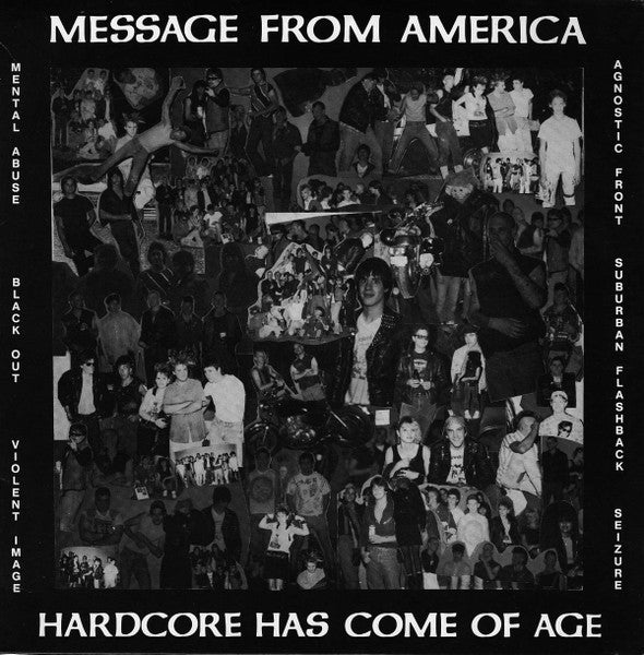 V.A. (東海岸HCコンピ) - Message From America - Hardcore Has Come Of Age (US Litd.Blue Vinyl LP「新品 New」)
