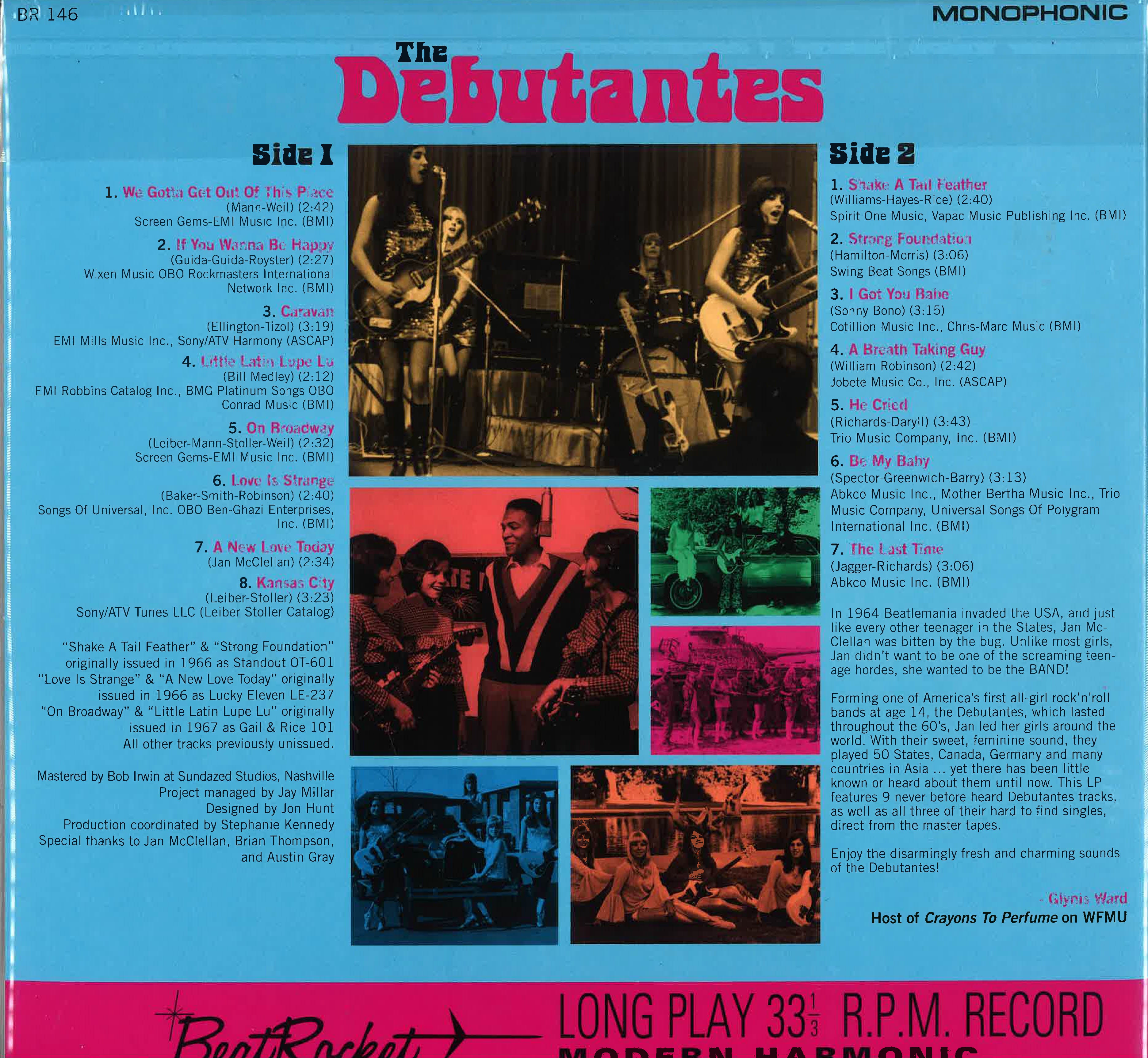 DEBUTANTES (デビュータンツ) - The Debutantes (US 限定「ホワイト・ヴァイナル」モノラル LP/New) 60's米ガールズ・ガレージバンド・コンピ!