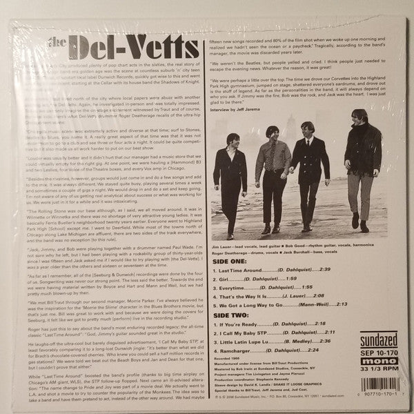 DEL-VETTS (デルヴェッツ) - S.T / Last TIme Around +8 (US Ltd.Blue Vinyl 10" MLP/New)