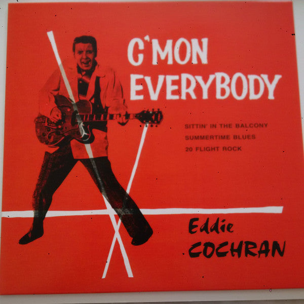 EDDIE COCHRAN (エディ・コクラン) - C'mon Everybody (UK 500 Ltd.Reissue Orange VInyl 10" Mini LP/New)