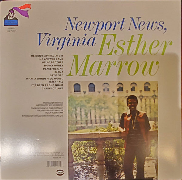ESTHER MARROW (エスター・マロウ) - Newport News, Virginia (EU Ltd.Reissue LP/New)'69年クロスオーヴァー・ファンク名作デビューアルバム!