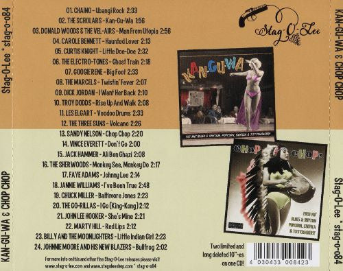 V.A. (エギゾ・ポップコーン珍曲コンピ) - Exotic Blues & Rhythm Vol.3 & 4: Kan-Gu-Wa & Chop Chop (German 限定 CD/New)