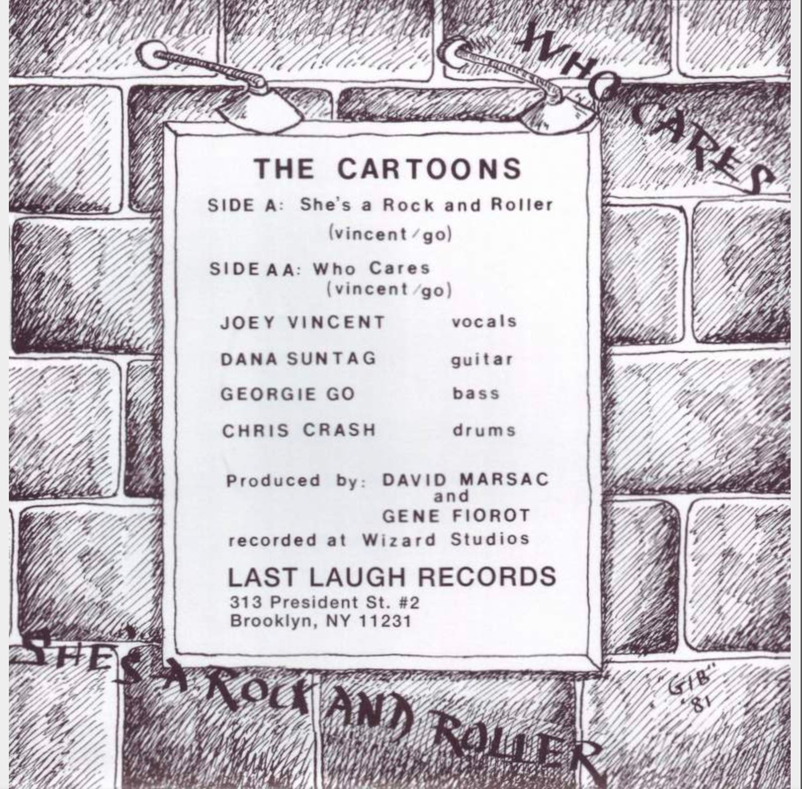 CARTOONS, THE (ザ ・カートゥーンズ) - She's A Rock And Roller (US 限定プレス再発 7"/ New)