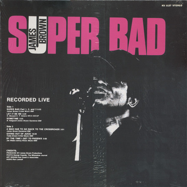 JAMES BROWN (ジェームス・ブラウン) - Super Bad (Recorded Live) (US 限定復刻再発 LP/New) ’71年ライブ・アルバム