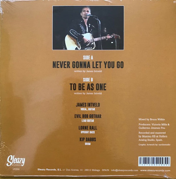 JAMES INTVELD (ジェームス・イントベルド) - Never Gonna Let You Go (Spain Ltd.7"/New)