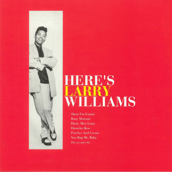 LARRY WILLIAMS (ラリー・ウイリアムス) - Here’s Larry Williams (EU 500枚限定プレス復刻再発 LP/廃盤 New)