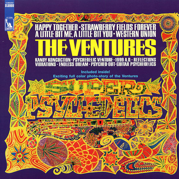 VENTURES, THE (ザ・ヴェンチャーズ) - Super Psychedelics (US Ltd.Blue Vinyl 180g Stereo LP/GS-New)
