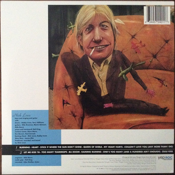 NICK LOWE (ニック・ロウ) - Nick The Knife (US Ltd.Reissue LP+7"/ New)