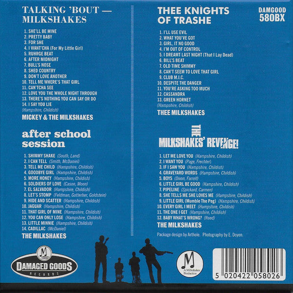 MILKSHAKES (ミルクシェイクス) - Milk Box (UK Limited Mono 4xCD Box/New)