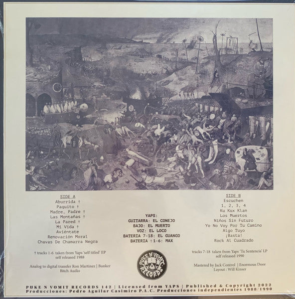 YAPS (ヤップス) - 1, 2, 3, 4 ...... Yaps! (US 250 Limited LP/ New)