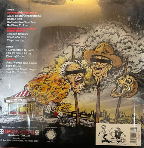 MDC (エム・ディー・シー) - Multi Death Chicken Stains (US 限定「ミレニアムリマスター」LP+ポスター/ New)