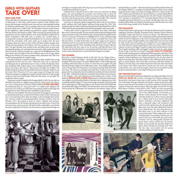V.A. (60's 欧米ガールズ・ガレージ・コンピ) - Girls With Guitars TAKE OVER! (UK-EU 限定リリース「レッド VINYL」モノラル LP/New)
