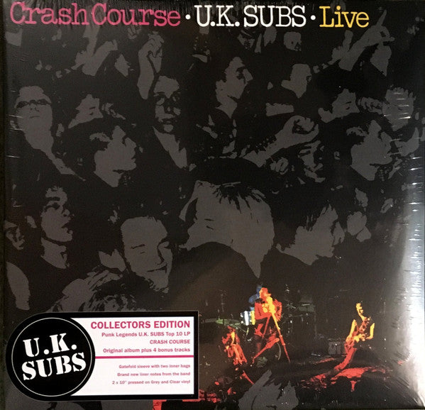 U.K. SUBS (U.K. サブス) - Crash Course (EU 限定再発グレイ&クリアヴァイナル 2x10"/ New)