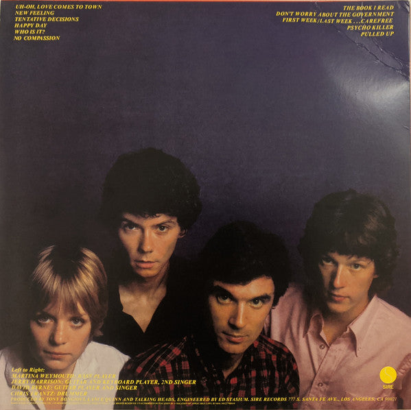 TALKING HEADS (トーキング・ヘッズ) - Talking Heads: 77 (EU 限定プレス「正規」再発 LP / New) '77年ファースト!