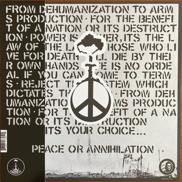 CRUCIFIX (クルーシフィクス) - Dehumanization (US 限定再発 LP+帯 / New)