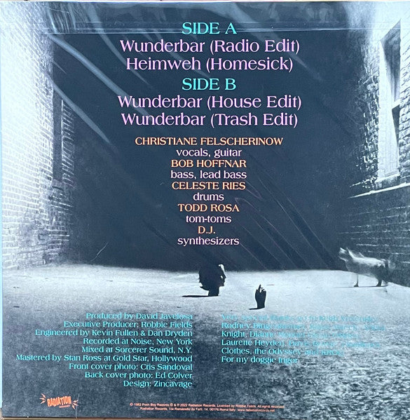 CHRISTIANE F. (クリスチーネ・F) - Gesundheit! (Italy RSD 2022 限定再発ブラック&レッド・スプラッターヴァイナル12"/ New)
