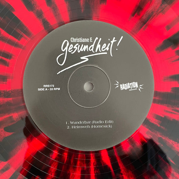 CHRISTIANE F. (クリスチーネ・F) - Gesundheit! (Italy RSD 2022 限定再発ブラック&レッド・スプラッターヴァイナル12"/ New)
