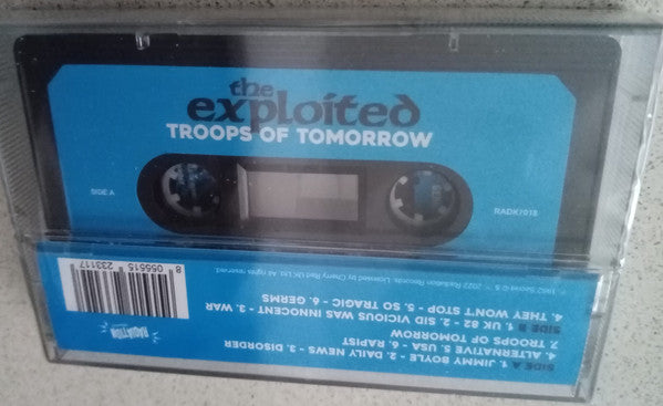 EXPLOITED, THE (ジ・エクスプロイテッド) - Troops Of Tomorrow (Italy 「正規」限定再発 カセット / New) '82年セカンドアルバム!